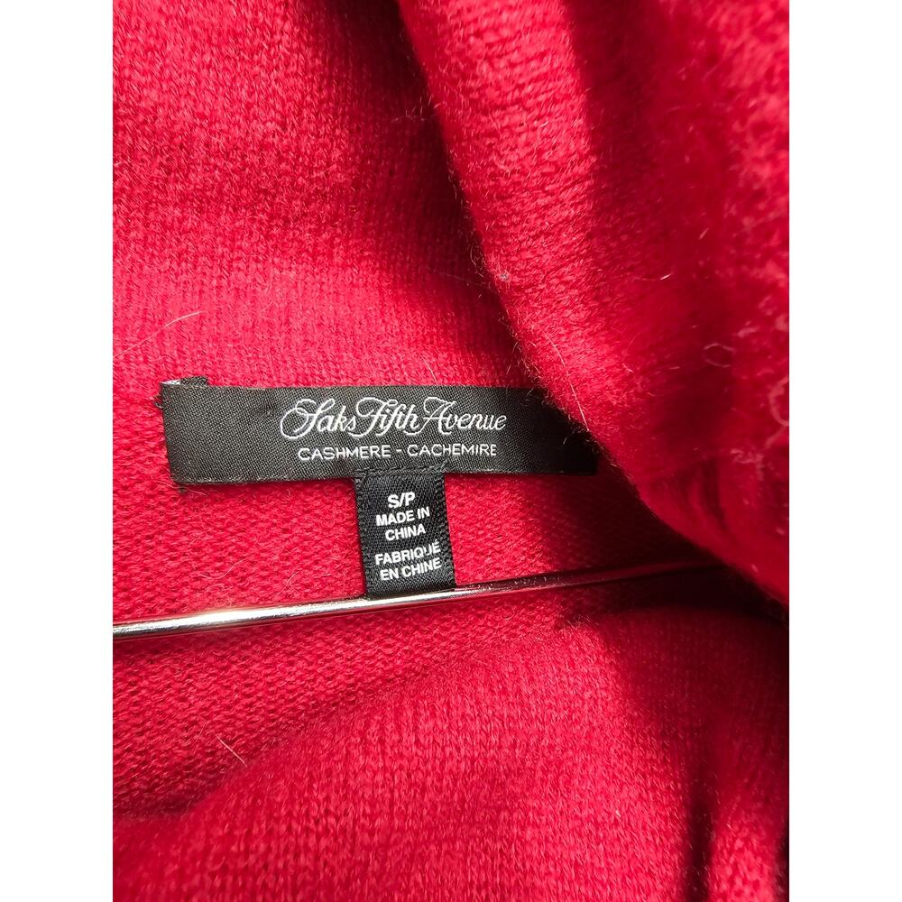 SAKS FIFTH AVENUE cashmere sweater SMALL - Picture 3 of 6